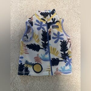 Patagonia Multicolor Floral Fleece Vest